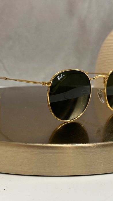 Ray-Ban RB3447 001 Round Metal Оригінал / Рей Бен раунди оригинал