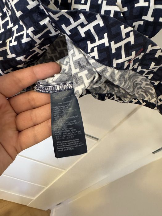 Koszula z krótkim rękawem Tommy Hilfiger Monogram L