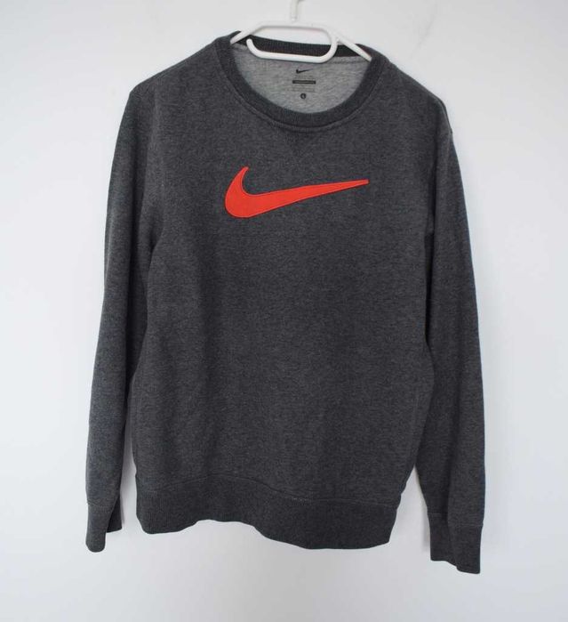 Nike szara bluza chłopięca 152 - 158 r. 12 / 13 logowana