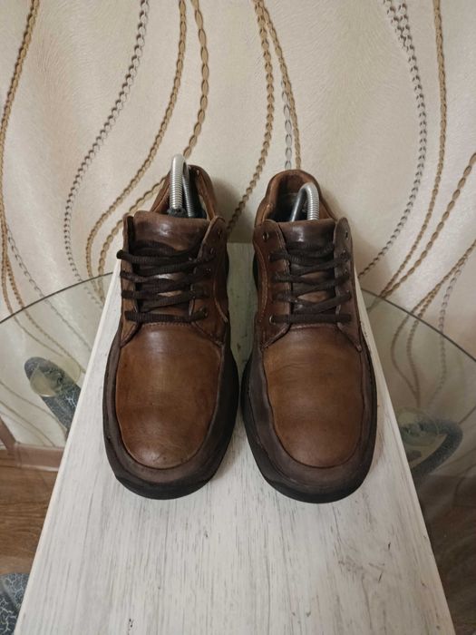 Термо водостойкие кроссовки Clarks Gore-Tex Натур КОЖА