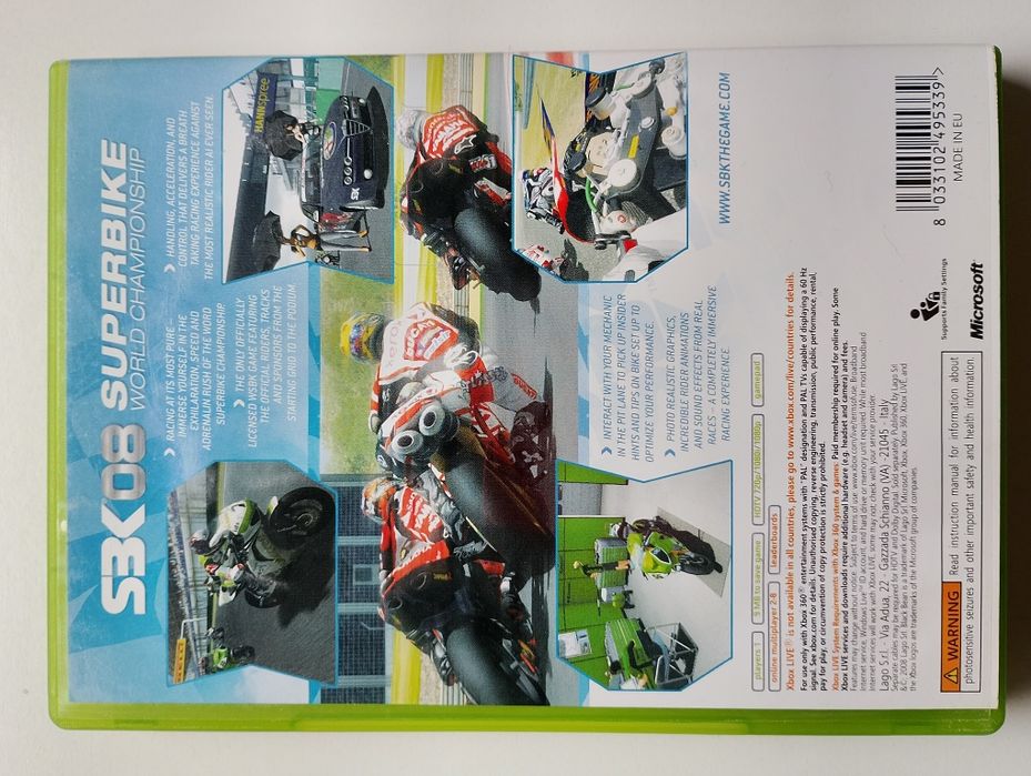 SBK08 gra na Xbox 360