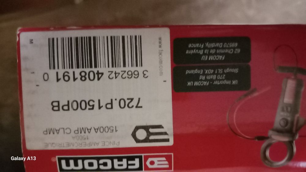 Pinça amperimetrica facom