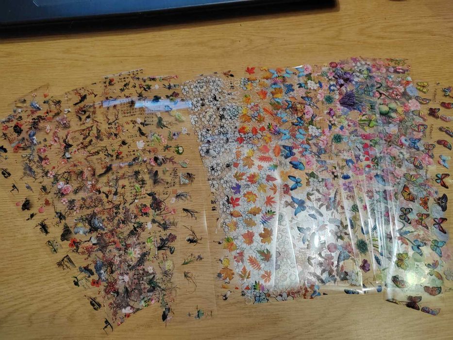 Фольга переводная для ногтей, наклейки для ногтей