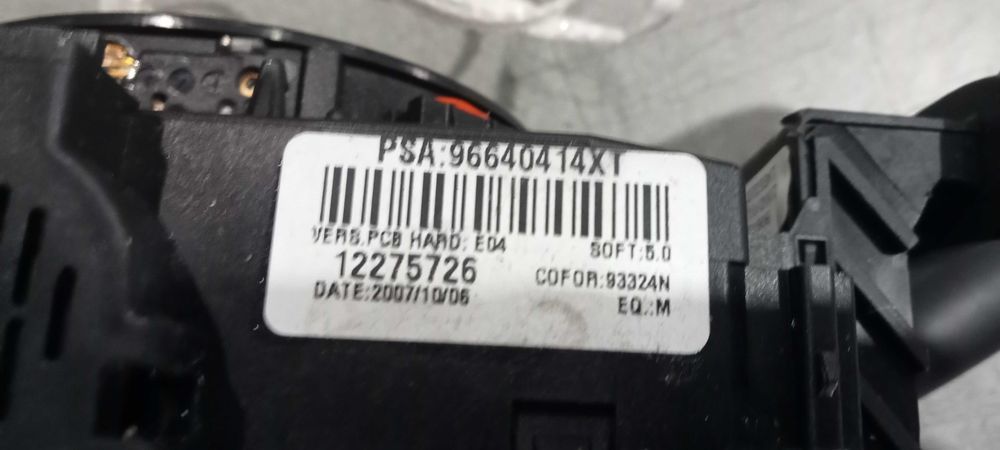 Comutador piscas / escovas Fita Airbag Peugeot / Citroen
