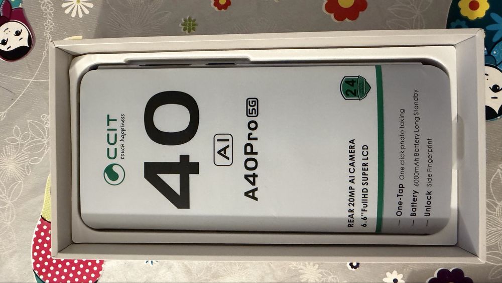 Telemóvel CCIT A40 PRO 5G