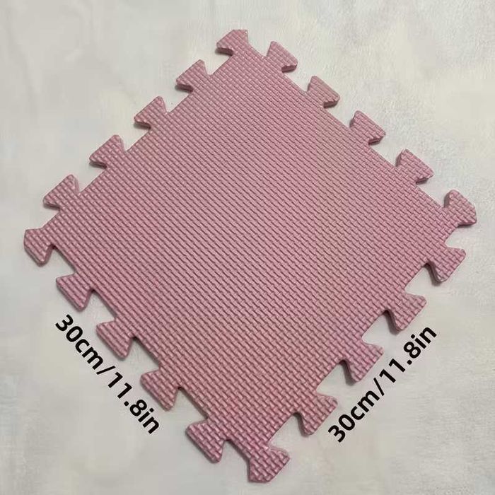 Conjunto 80 unidades tapetes Padrão Cruzado de espuma EVA 30x30 novos