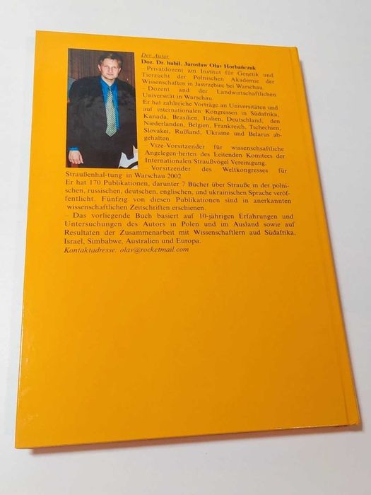 "Der Strauß und seine Zucht" - Jarosław Olav Horbańczuk, Edition Baronigg