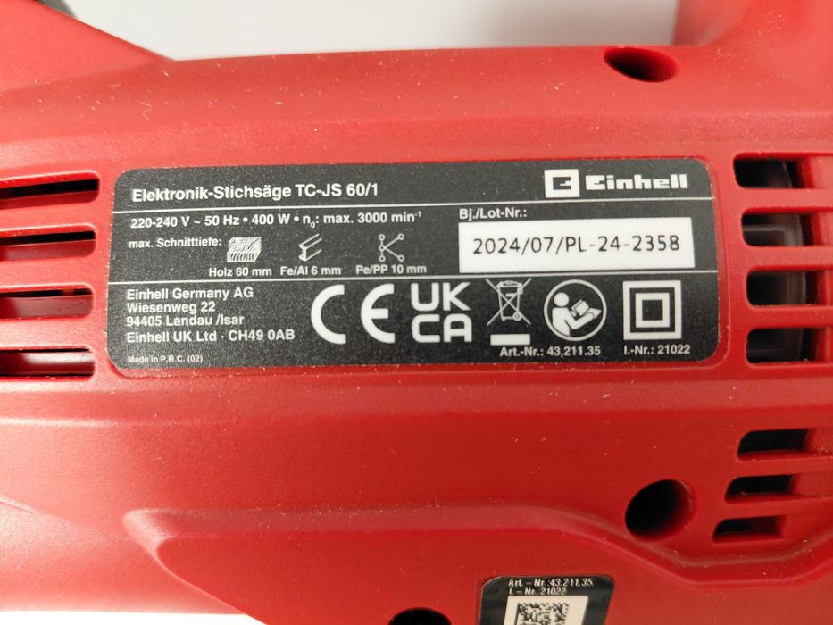 Wyrzynarka Einhell TC-JS 60/1