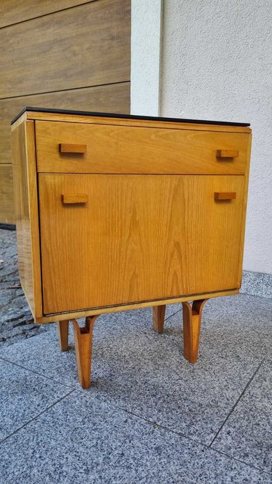 Szafki nocne Novy Domov Czechosłowacja lata 60 Mezulanik Design PRL