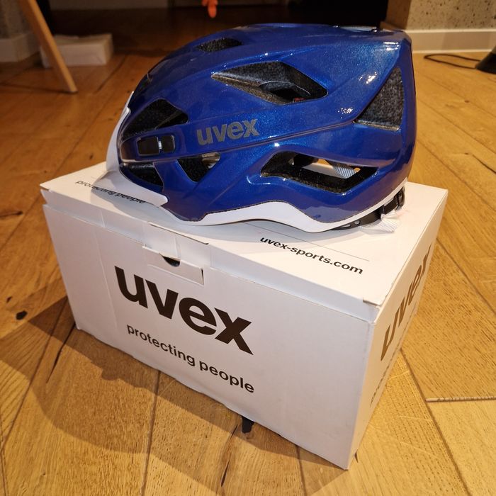 Kask uvex 56-60 cm niebieski blue