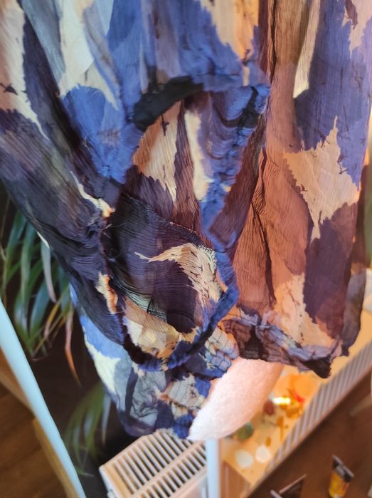 Duża bluzka 3/4 rękaw przezroczysta Tatuum rozmiar 40