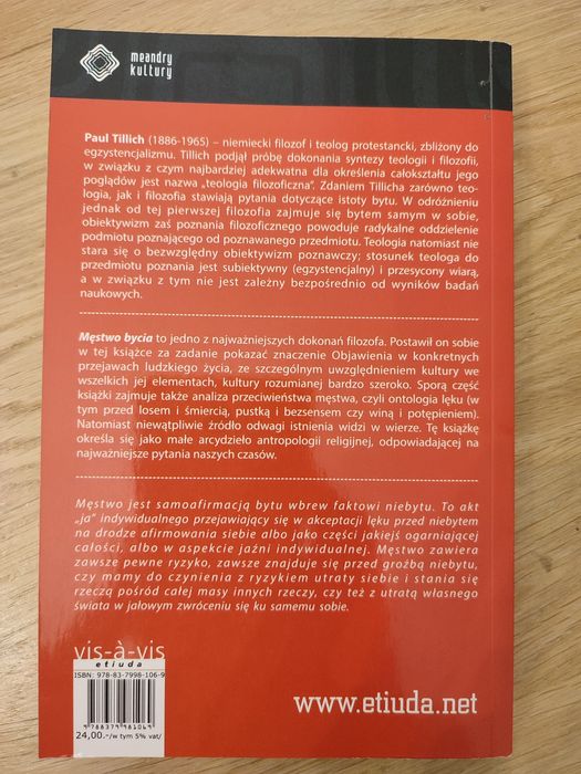 Paul Tillich Męstwo bycia