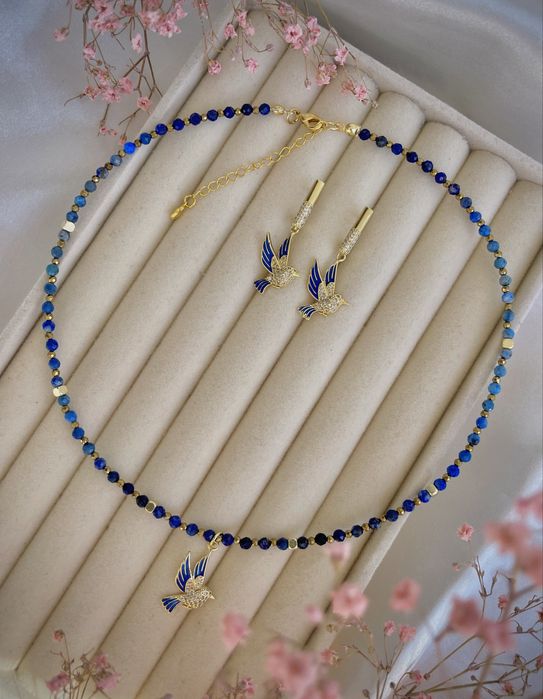 naszyjnik z lapis lazuli