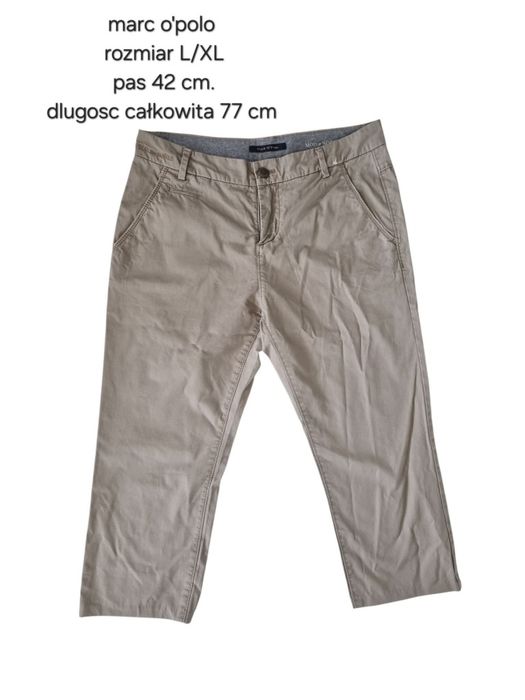 Beżowe rybaczki marc o'polo Rozmiar L/XL 40/42