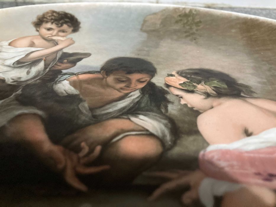 Prato decorativo com 32cm - Porcelana Italiana - Florentine