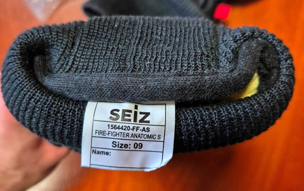Rękawice pożarnicze SEIZ FIRE-FIGHTER ANATOMIC S rozmiar 9