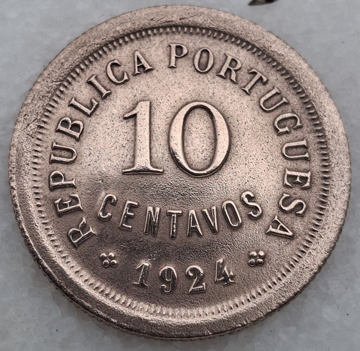 Moeda de 10 centavos 1924 (Bela/Soberba)a