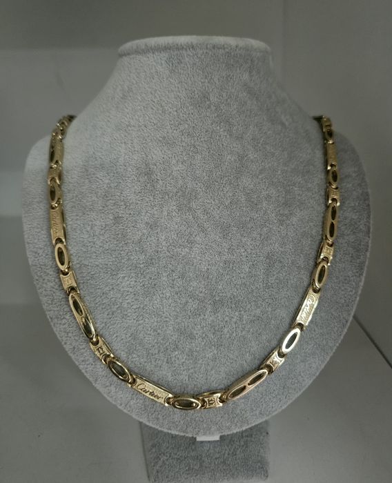 Łańcuch złoty 14 karatów wzór Cartier 85g.