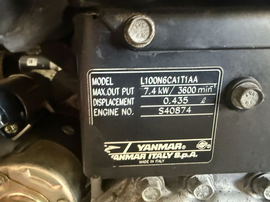 silnik yanmar L100  rozrusznik