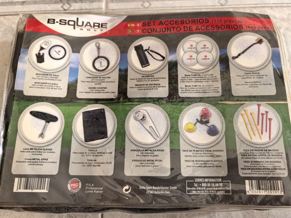 Kit golf desporto