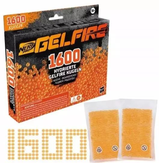 Nerf Gelfire kulki wodne 1600 F8681 94046. PRO-EXIMP
