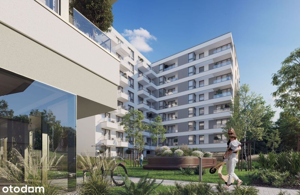 2-pokojowe mieszkanie 46m2 + balkon Bez Prowizji