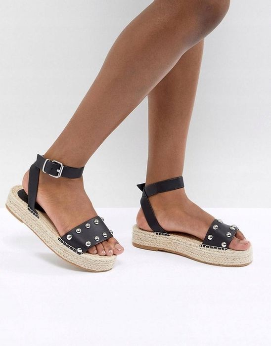 Damskie espadryle czarne dżety klasyczne 40 w_a