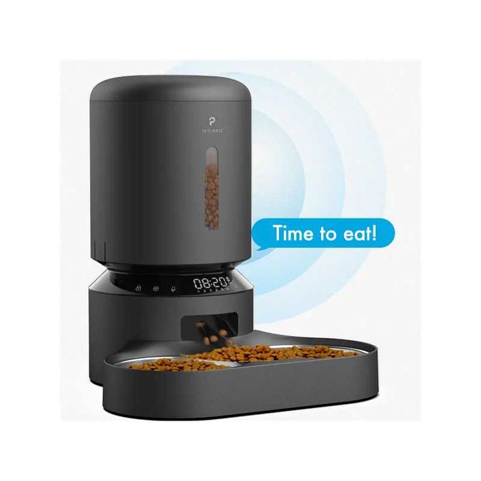 PETLIBRO Granary WiFi automat z podwójną miską, czarny, do 5l. suchej karmy