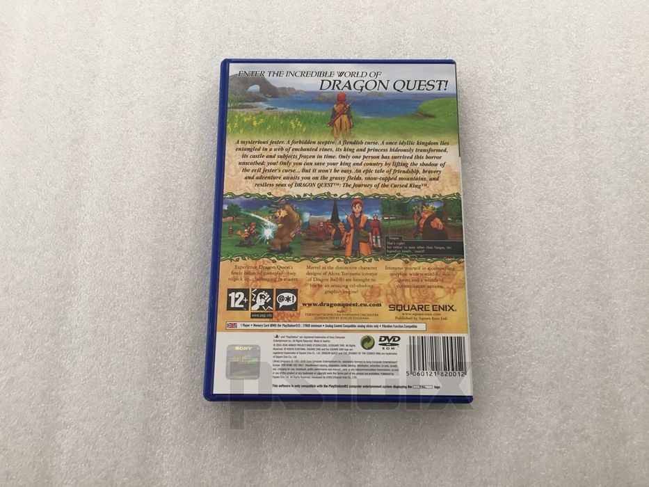 Dragon Quest The Journey of the Cursed King playstation ps2