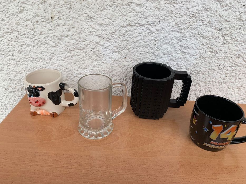 Conjunto 27 chávenas cartoon, filmes, jogos, tematicas