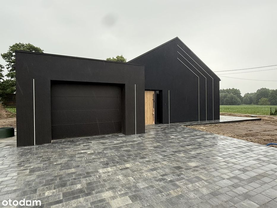 Nowy dom 129 m² | pompa ciepła, klima, kostka, monitoring, ogrodzenie