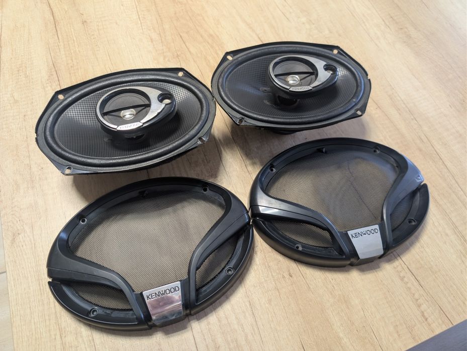 Колонки Kenwood KFC-M6934A, коаксіальна 3-смугова акустика 6х9"