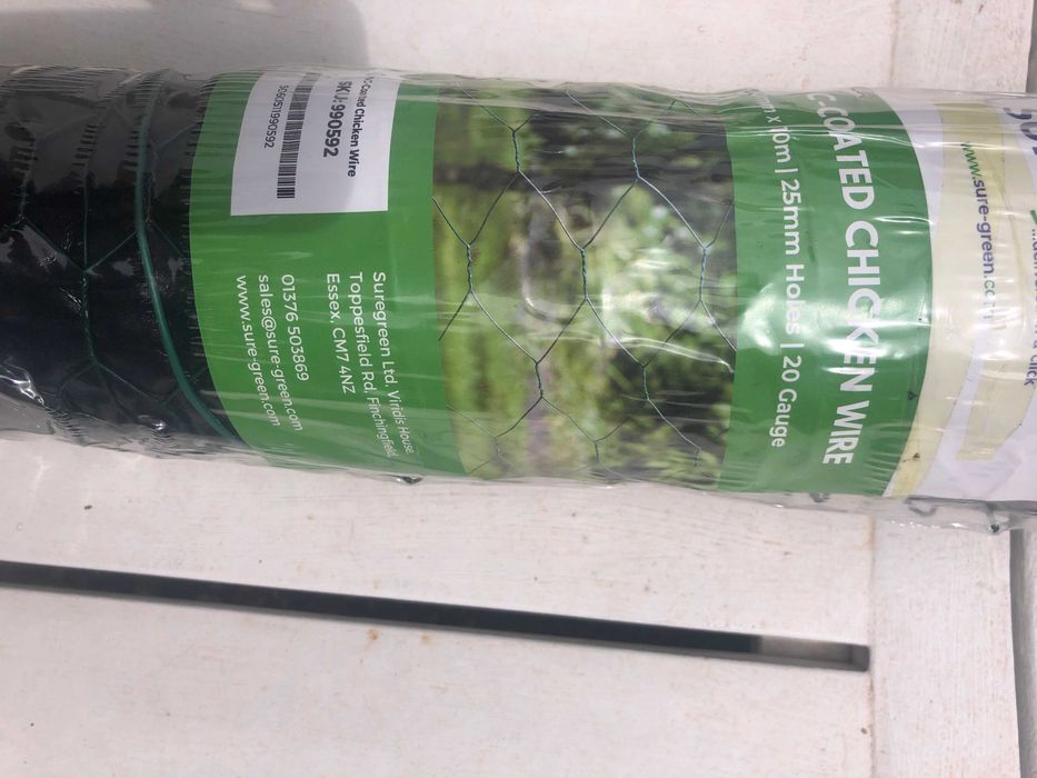 rolos rede pvc verde malha 600-10m-25mm suregreen