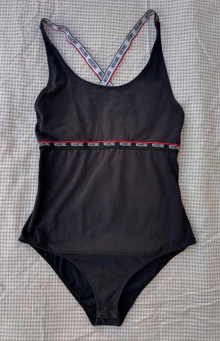 S,M Moschino боді (колір графіт)