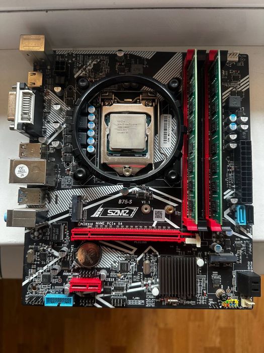 Комплект Intel core i7-3770 + 16Gb DDR3 + Материнська плата SZMZ B-75S