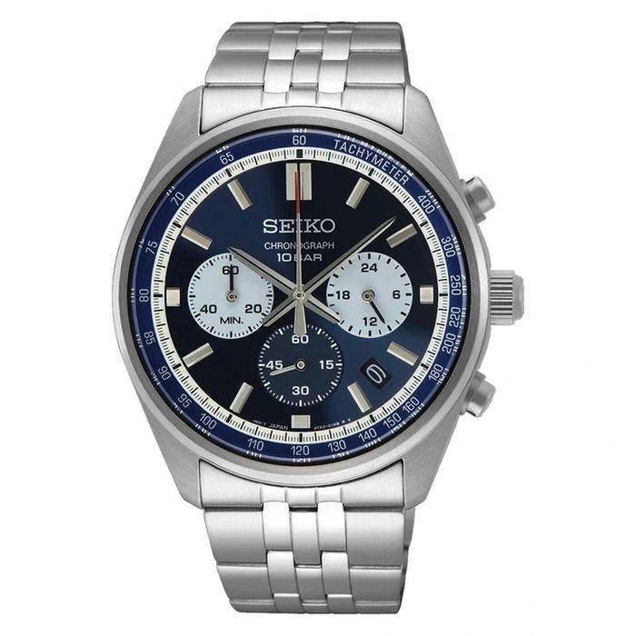 годинник seiko blue dial