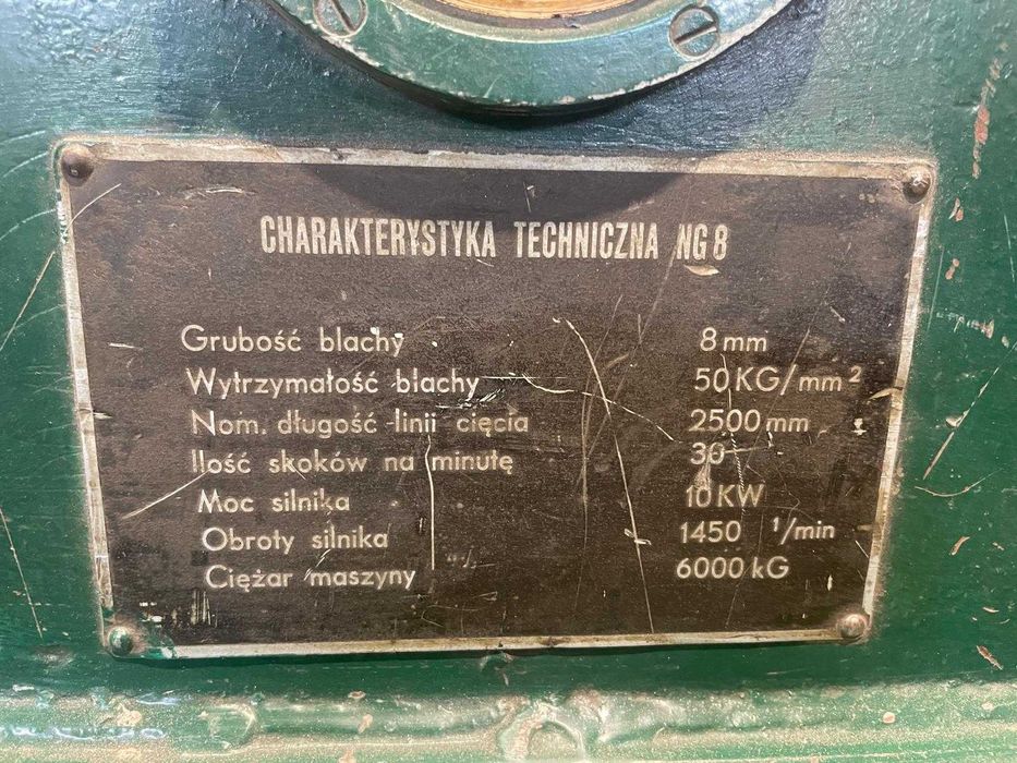 GILOTYNA do cięcia blach