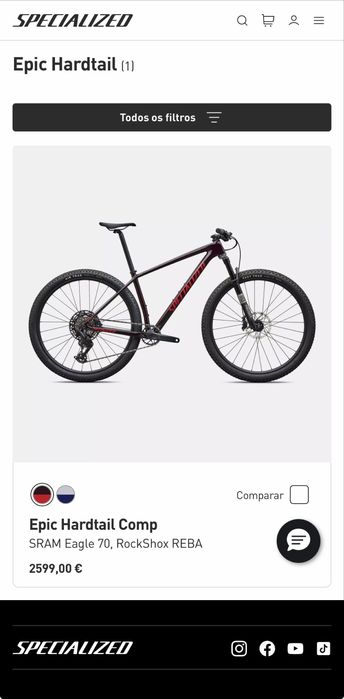 Specialized Epic Hardtail