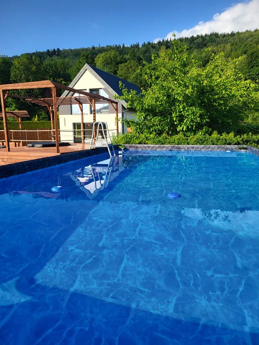 Domki u Duszy,  jacuzzi, góry, domki Brenna , Sląsk. rzeka