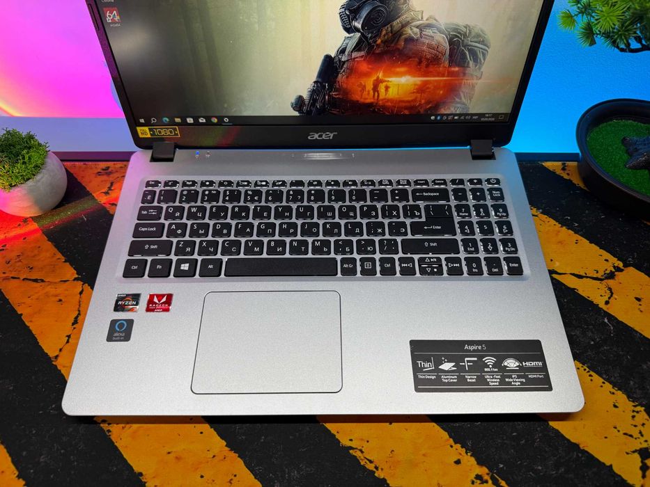 Acer Aspire 5, ryzen 3-3200u, 8gb ram, amd vega 2gb