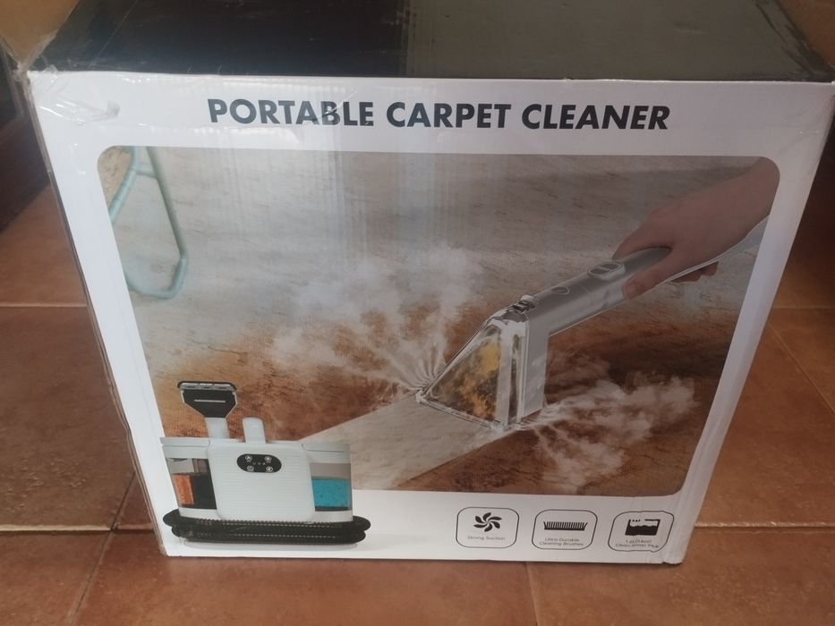 Máquina limpeza de sofás e estofos vapor