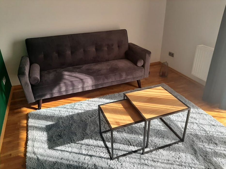 Dywan niebieski Ala pluszowy 160 na 220