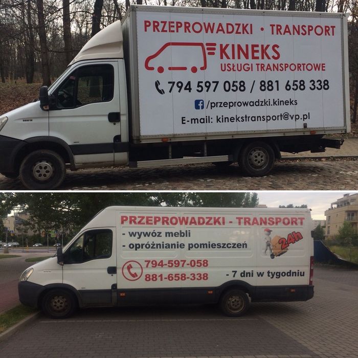 Przeprowadzki warszawa transport bagazowka.Uslugi transportowe. Kineks  Warszawa Śródmieście • OLX.pl