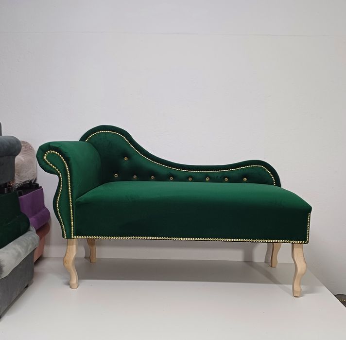 Szezlong sofa ławka dwuosobowa - 100 kolorów do wyboru