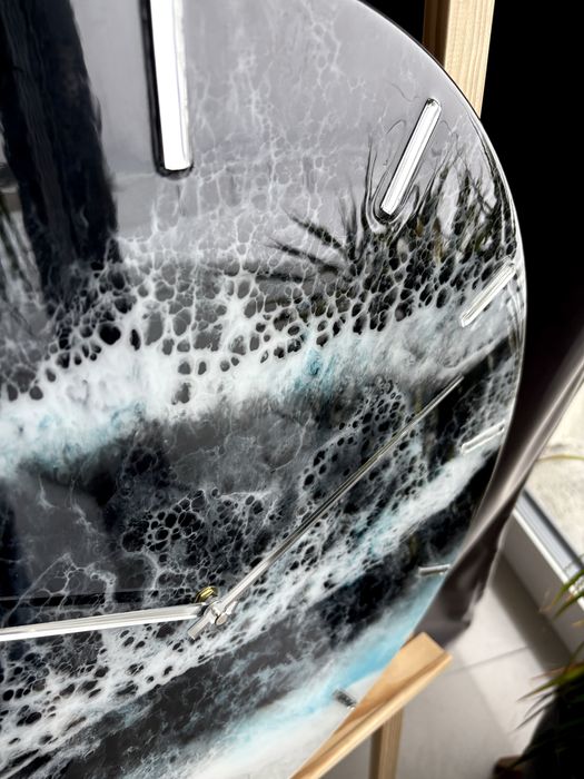 Zegar z żywicy 50 cm