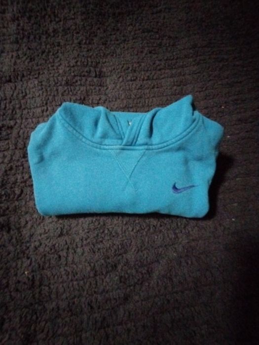 Оригінальне голубе худі Nike / Світла толстовка Найк (Розмір L)