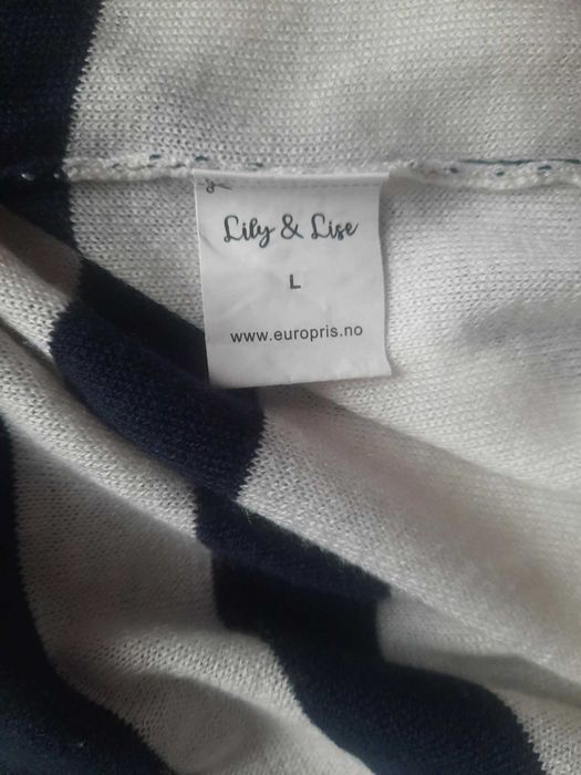 Kardigan, asymetryczny, rozmiar L