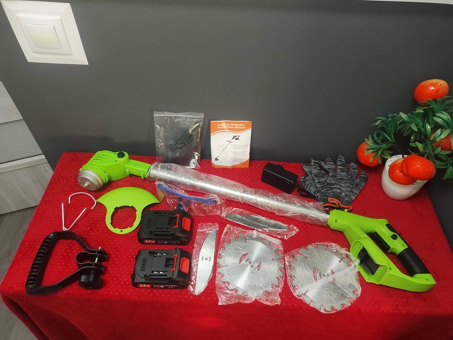 Podkaszarka Akumulatorowa Kosa Piła elektryczna Wykaszarka do Trawy