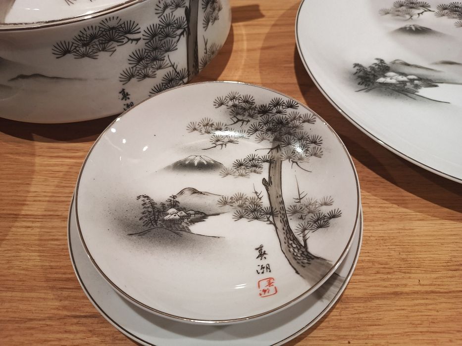 Oryginalna Japońska Porcelana Obiadowa