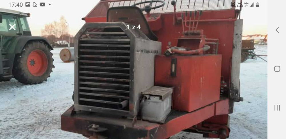 Paszowóz ścielarka rozścielacz kl truck